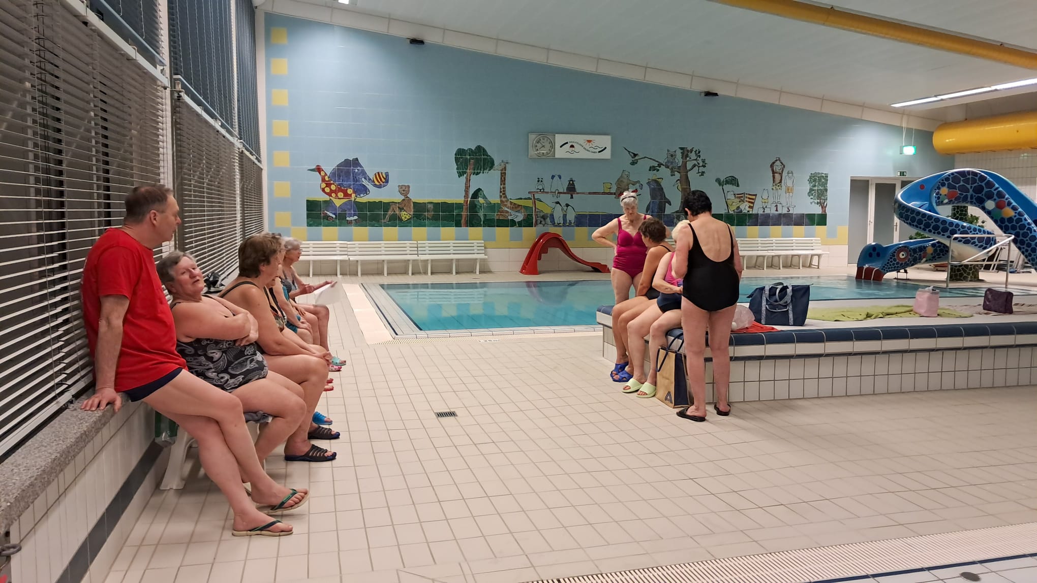 Schwimmer beim Training